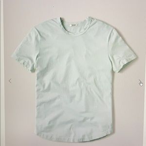 100% cotton Curved Hem Tee